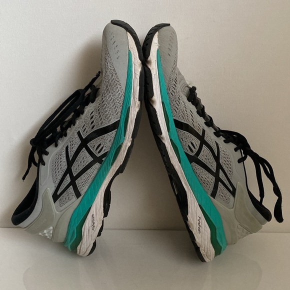 Asics Gel-Kayano 24 Running Shoes Mid Grey/Black/Atlantis Women's sz 9 - Picture 5 of 16